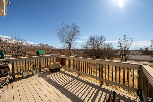 1446 E Murdock Dr S, Pleasant Grove, UT 84062 - deck with a mountain view