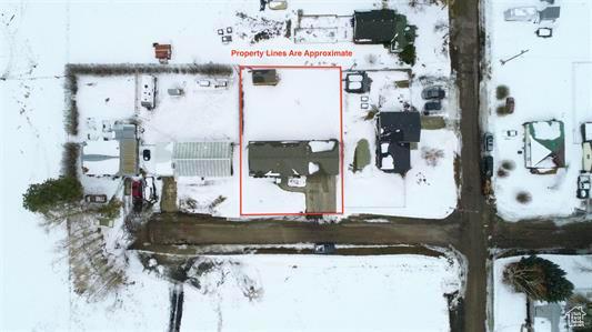 404 N 1st E, Grace, ID 83241 - view of snowy aerial view