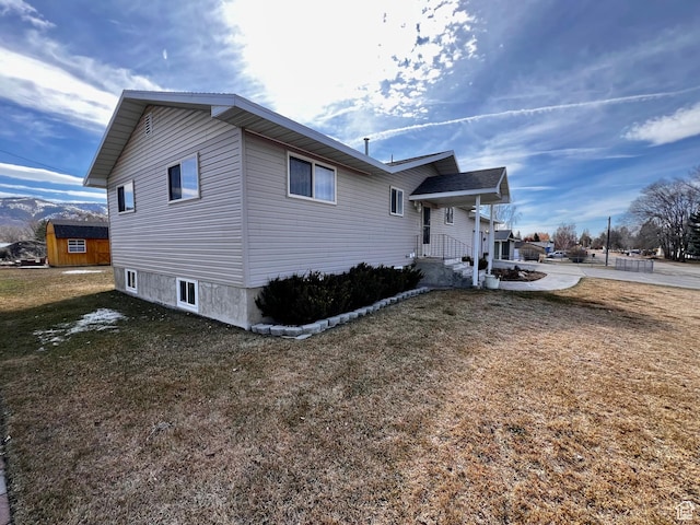 404 N 1st E, Grace, ID 83241 - view of side of home featuring a yard
