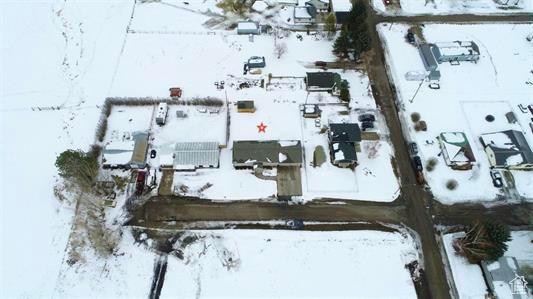 404 N 1st E, Grace, ID 83241 - view of snowy aerial view