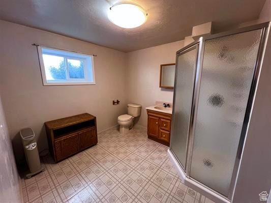 404 N 1st E, Grace, ID 83241 - full bath featuring toilet, a stall shower, and vanity