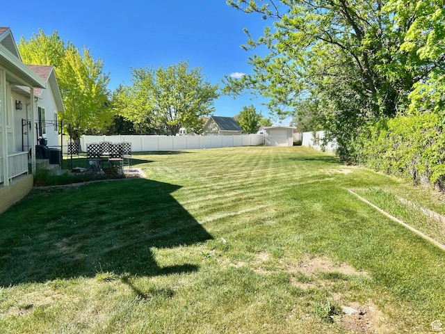 view of yard