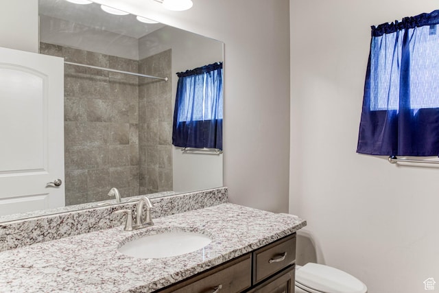 4386 W 3800 S, West Haven, UT 84401 - bathroom featuring toilet, walk in shower, and vanity