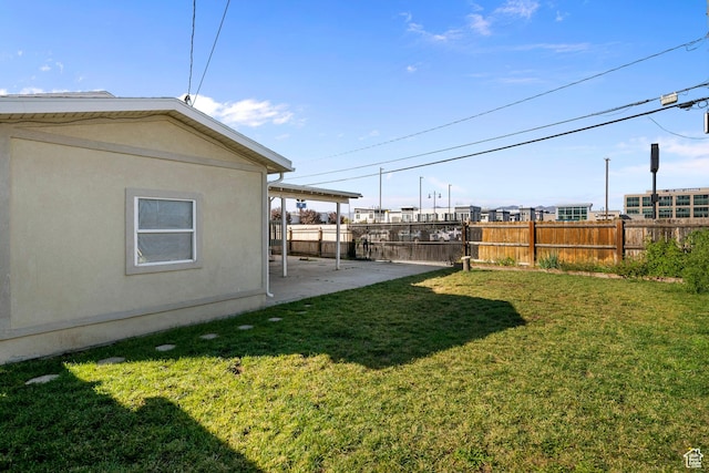 137 E Wentworth Ave, South Salt Lake, UT 84115 - view of yard with a patio area and fence