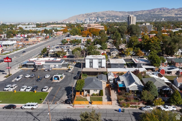 137 E Wentworth Ave, South Salt Lake, UT 84115 - drone / aerial view featuring a residential view and a mountain view