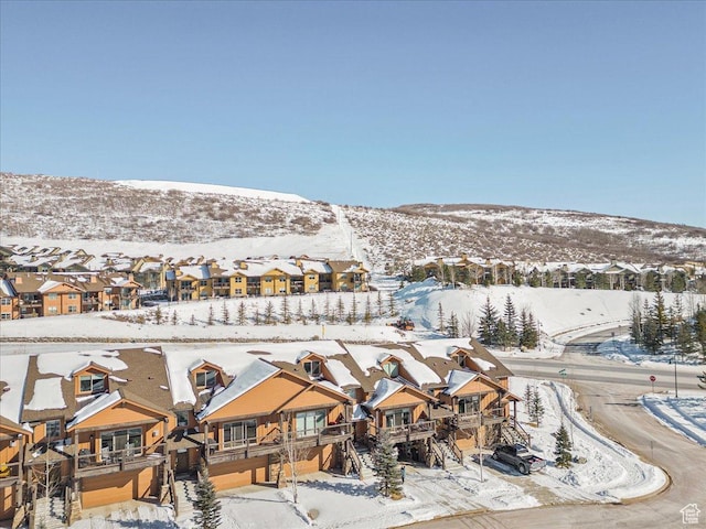 14408 N Buck Horn Trl N Unit 52C, Kamas, UT 84036 - snowy aerial view with a residential view