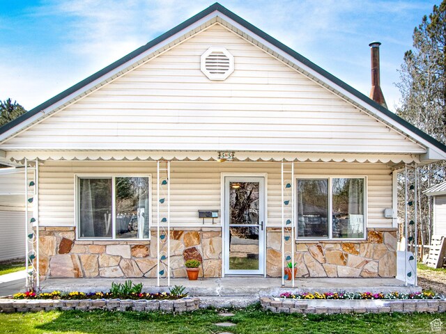 55 N 400 E, Heber City, UT 84032 - view of front of house with stone siding