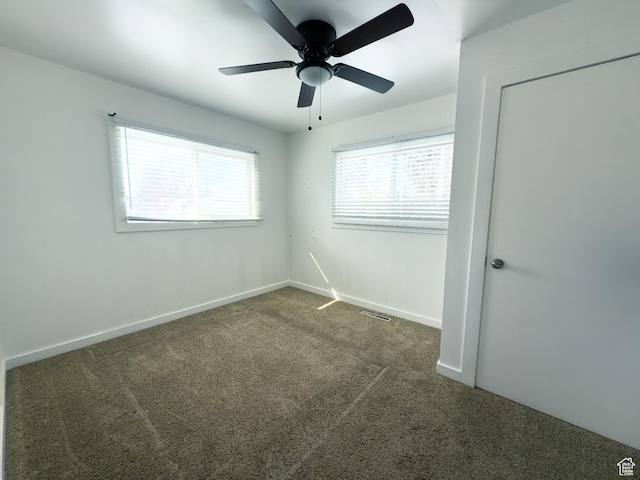 55 N 400 E, Heber City, UT 84032 - carpeted empty room featuring ceiling fan and baseboards