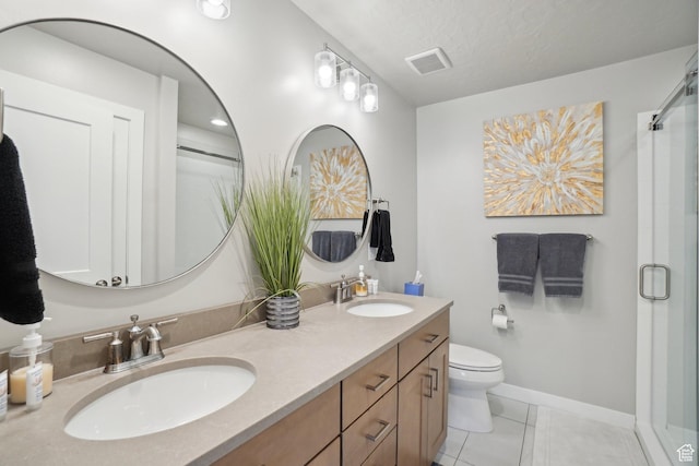 6698 Purple Poppy Ln Unit 11, Park City, UT 84098 - full bathroom with toilet, double vanity, a sink, and visible vents