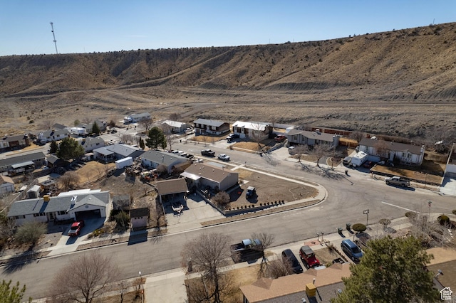 bird's eye view featuring a residential view