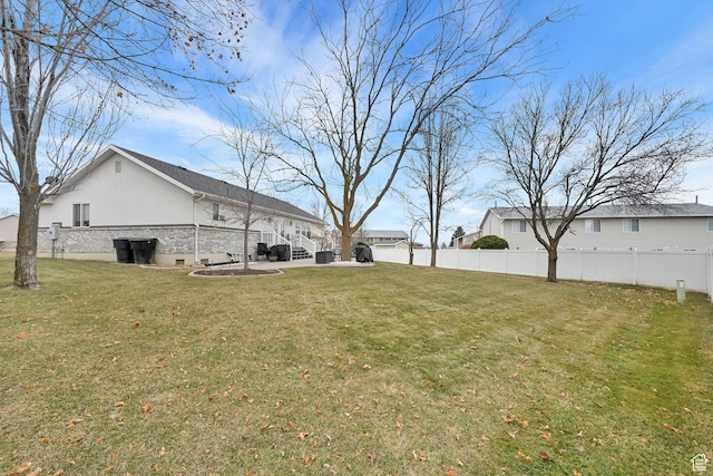 59 Belmore Dr, Kaysville, UT 84037 - view of yard with fence