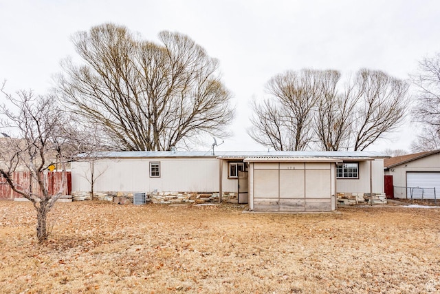170 S 500 E, Duchesne, UT 84021 - rear view of house with fence and central AC