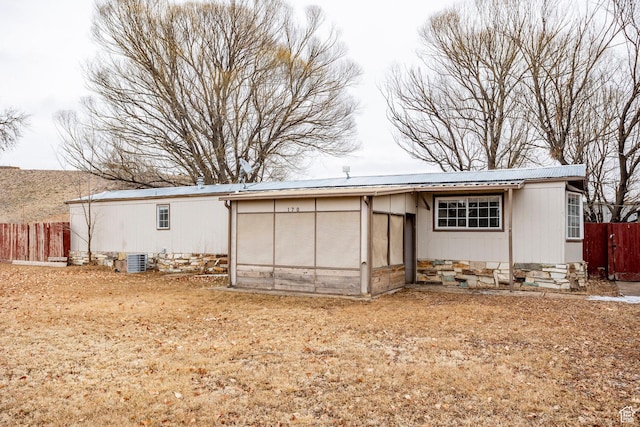 170 S 500 E, Duchesne, UT 84021 - view of outdoor structure with central AC and fence