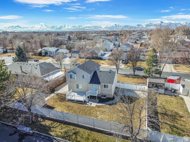 8475 S 1520 W, West Jordan, UT 84088 - drone / aerial view with a residential view and a mountain view