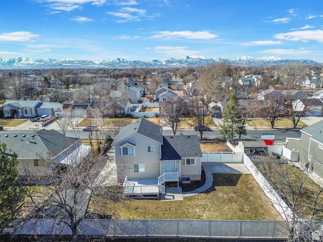 8475 S 1520 W, West Jordan, UT 84088 - aerial view featuring a residential view and a mountain view