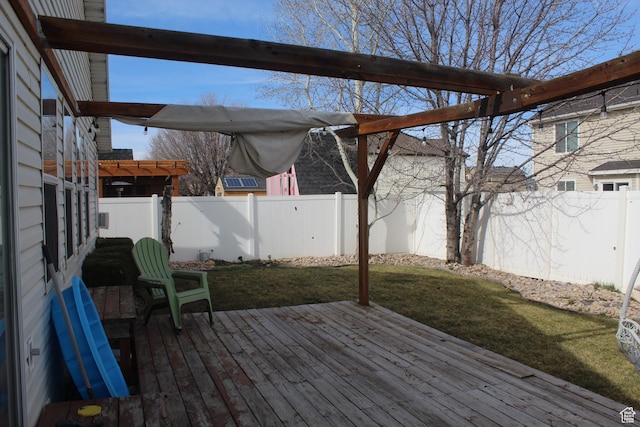 1338 S Glenbarr W, Springville, UT 84663 - wooden deck featuring a yard and a fenced backyard