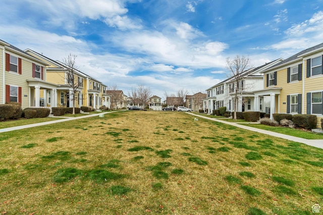view of home's community with a residential view