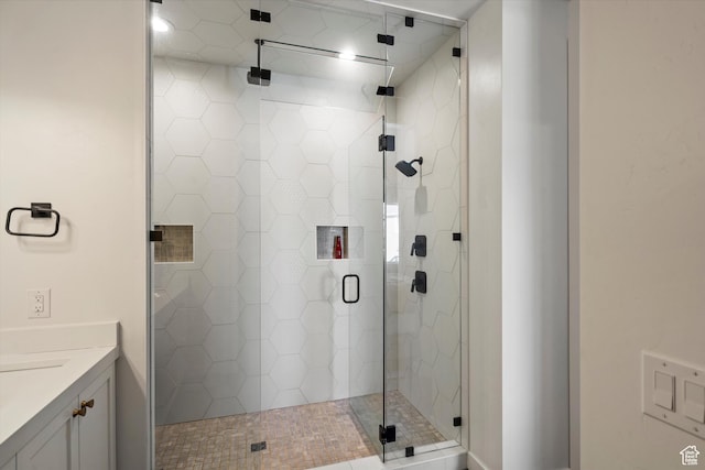 1313 E Daffodil Ct, Layton, UT 84040 - full bathroom with a stall shower and vanity