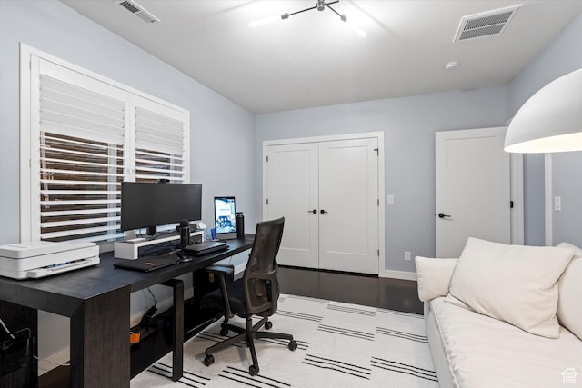 1313 E Daffodil Ct, Layton, UT 84040 - home office with baseboards and visible vents