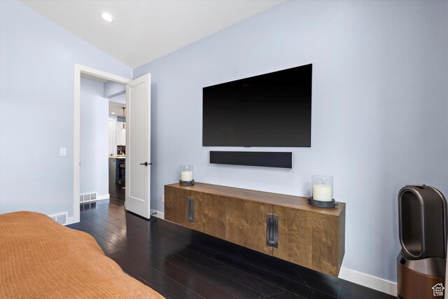 1313 E Daffodil Ct, Layton, UT 84040 - bedroom featuring dark wood-style flooring, visible vents, and baseboards