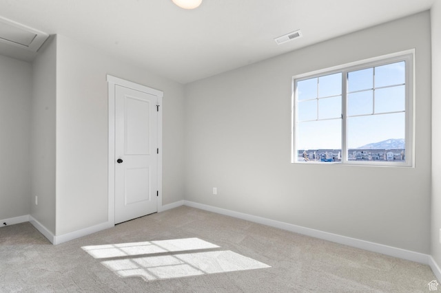 3707 W 2600 N, Lehi, UT 84043 - empty room with baseboards, visible vents, and light carpet