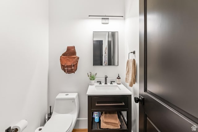 615 N Haystack Mountain Dr, Heber City, UT 84032 - bathroom featuring vanity and toilet