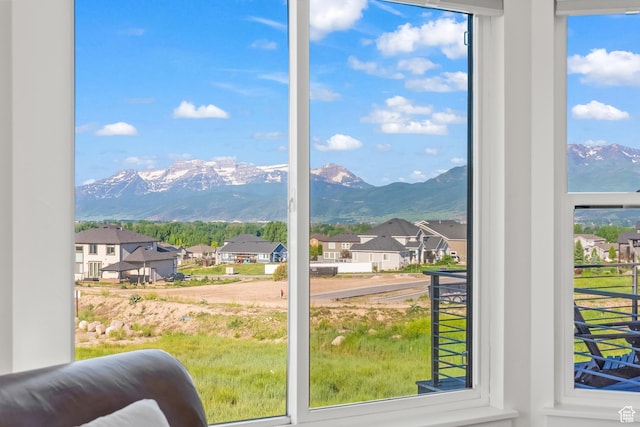 615 N Haystack Mountain Dr, Heber City, UT 84032 - view of mountain feature with a residential view