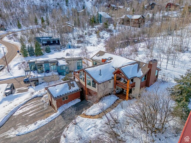 4414 Hidden Cove Rd, Park City, UT 84098 - view of snowy aerial view