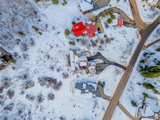 4414 Hidden Cove Rd, Park City, UT 84098 - view of snowy aerial view