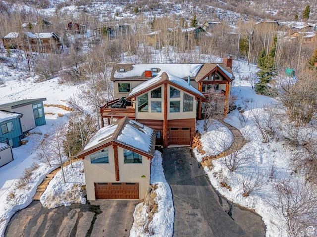 4414 Hidden Cove Rd, Park City, UT 84098 - view of snowy aerial view