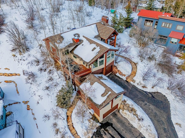 4414 Hidden Cove Rd, Park City, UT 84098 - view of snowy aerial view