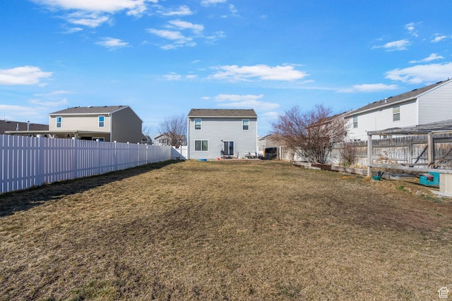 1486 S Archmore Loop, Springville, UT 84663 - view of yard featuring a fenced backyard and a residential view