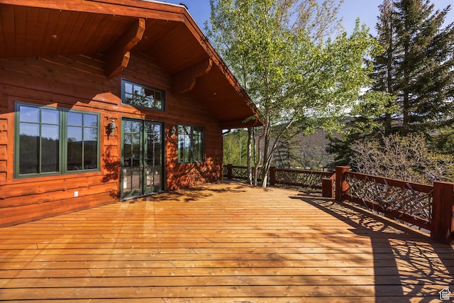 2667 Aspen Springs Dr, Park City, UT 84060 - view of wooden terrace