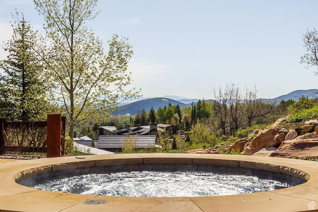 2667 Aspen Springs Dr, Park City, UT 84060 - view of pool featuring a mountain view