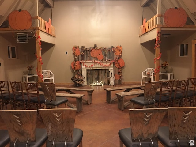 1502 S 325 W, Hurricane, UT 84737 - interior space featuring high vaulted ceiling