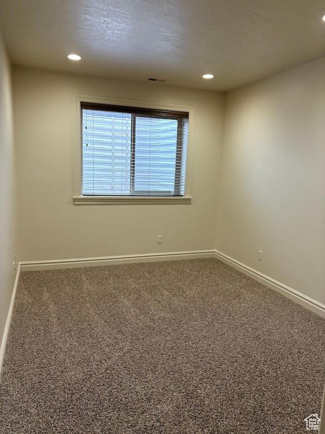 5818 Cambridge Dr, Mountain Green, UT 84050 - empty room featuring baseboards, recessed lighting, and carpet
