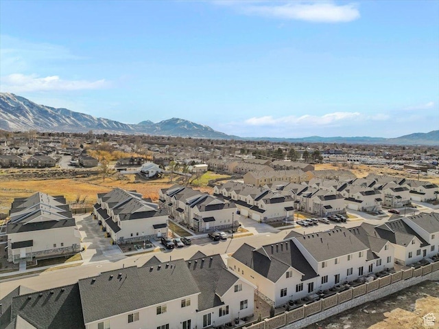916 N 1190 E, Spanish Fork, UT 84660 - drone / aerial view with a residential view and a mountain view