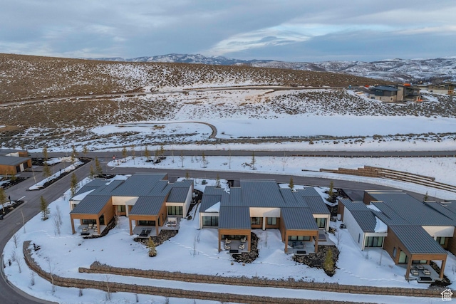 6427 Double Deer Loop, Park City, UT 84098 - snowy aerial view featuring a mountain view