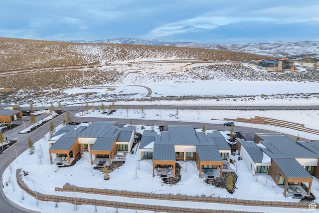 6427 Double Deer Loop, Park City, UT 84098 - snowy aerial view featuring a mountain view