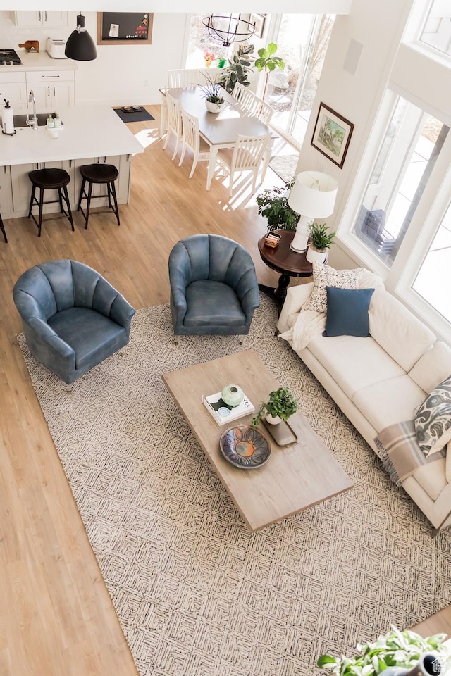 14102 S Sleepy Oaks Ln, Herriman, UT 84096 - living room with wood finished floors