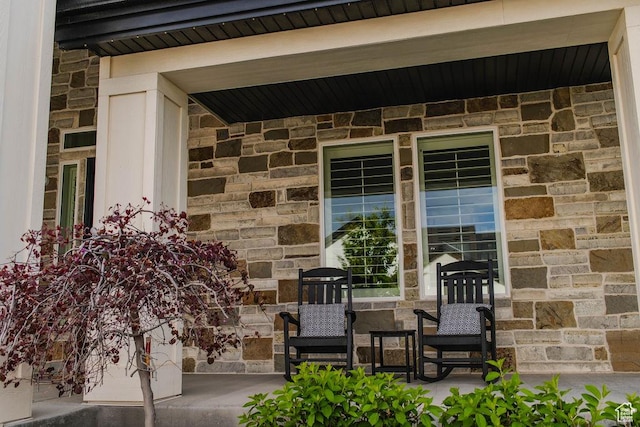 14102 S Sleepy Oaks Ln, Herriman, UT 84096 - view of exterior entry featuring stone siding
