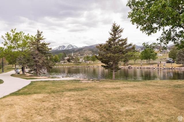 14102 S Sleepy Oaks Ln, Herriman, UT 84096 - water view featuring mountains