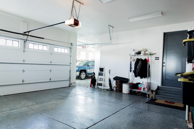 14102 S Sleepy Oaks Ln, Herriman, UT 84096 - garage featuring a garage door opener