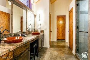 234 Ridge Ave, Park City, UT 84060 - full bathroom with a stall shower and vanity