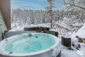 234 Ridge Ave, Park City, UT 84060 - exterior space featuring an outdoor hot tub
