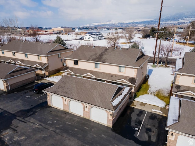 262 W 1975 N Unit 40, Ogden, UT 84414 - snowy aerial view with a residential view