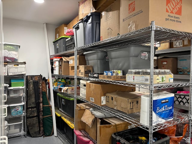 view of storage