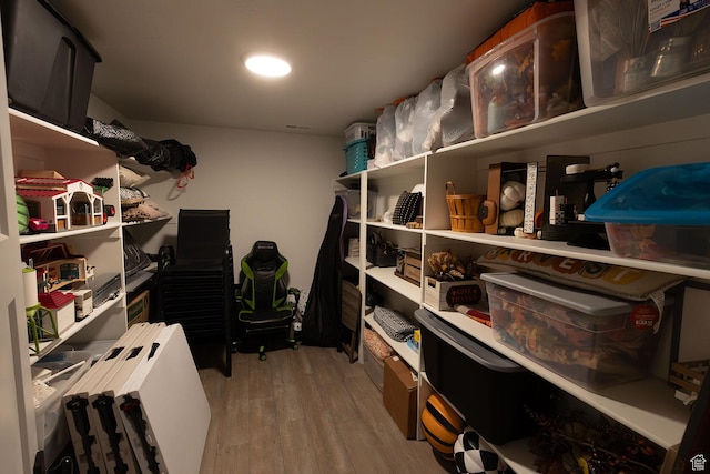 view of storage