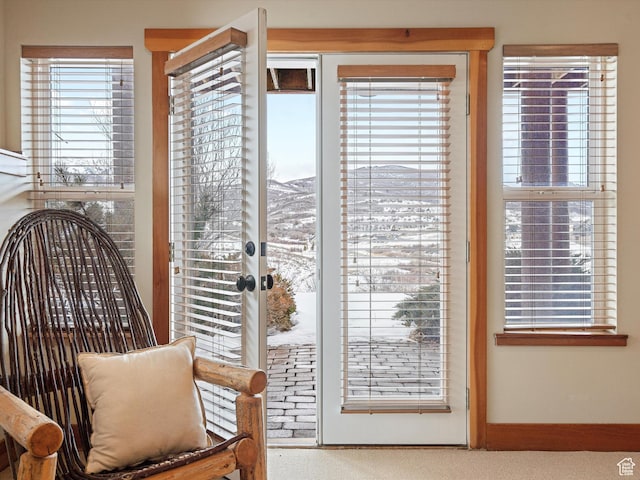 1173 S Innsbruck Dr, Huntsville, UT 84317 - entryway with a mountain view and a wealth of natural light