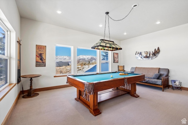 1173 S Innsbruck Dr, Huntsville, UT 84317 - playroom featuring light colored carpet, plenty of natural light, and pool table